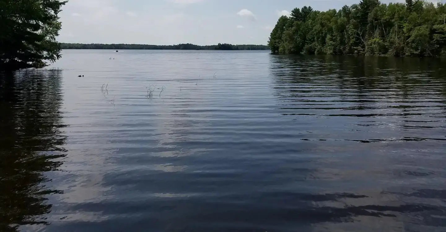 Moose Lake Boat Landing View