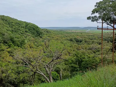 Paisaje de la Huasteca Potosina (cerca de Ciudad Valles)