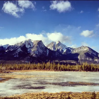 Esplanade Mountain and Gargoyle Mountain