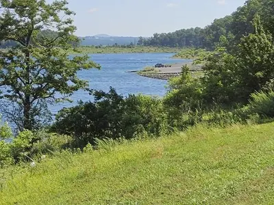 Looking toward boat ramp