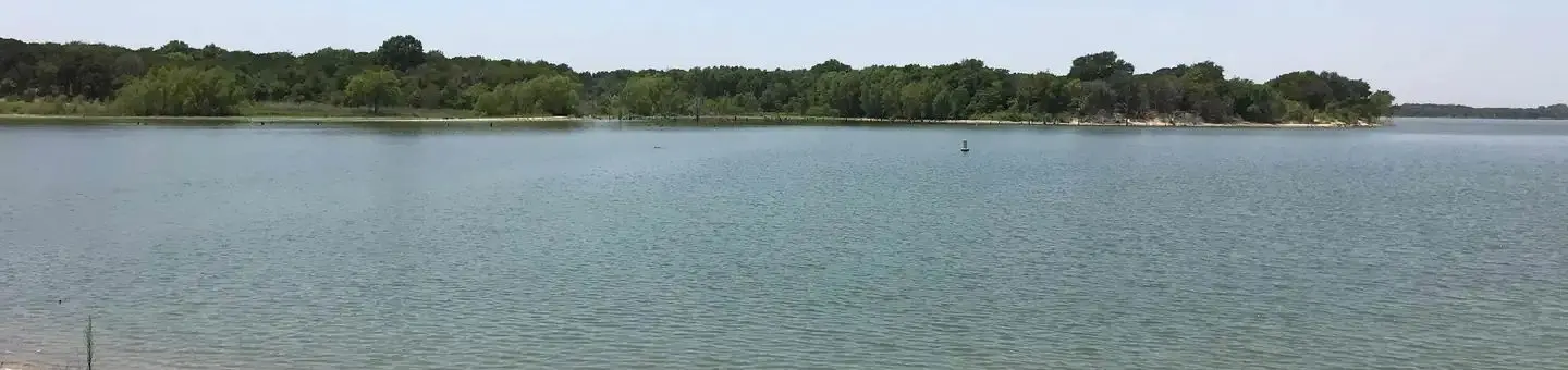 View of Waco Lake from Midway Park