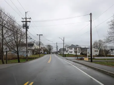 US 1A sb in Cape Neddick, ME (1), April 2025