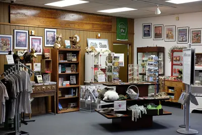 Campbell County Rockpile Museum gift shop in Gillette, Wyoming