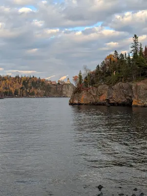 Split Rock from Pebble Beach