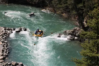 Heading upstream on the Kananaskis river Alberta Canada (26879720225)