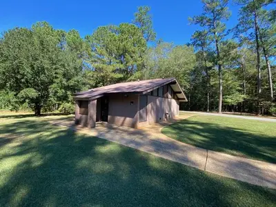 Restroom and Shower Facilities at Big Biloxi Campground