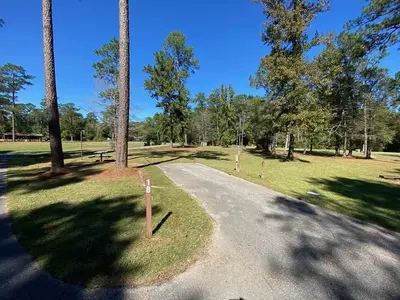 Typical campsite at Big Biloxi Campground
