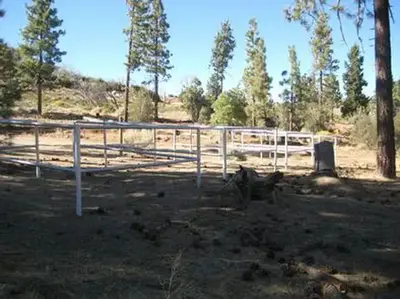 4 Horse Corrals at Big Pine Equestrian Group Campground