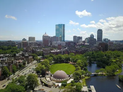 Backside of DCR's Hatch Memorial Shell