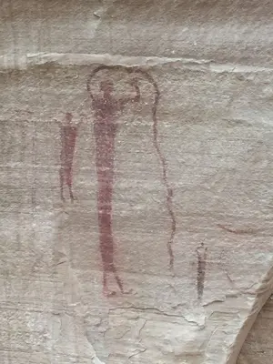Pictograph in Buckhorn Draw, San Rafael Swell, Utah