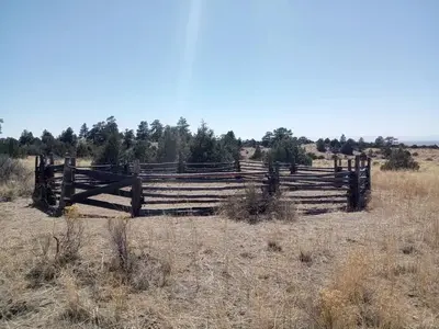 Historic corral for pack animals available to use