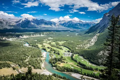 View of Banff from Tunnel Mountain hike (33624112206)