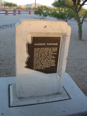 Gadsden Purchase historical mark