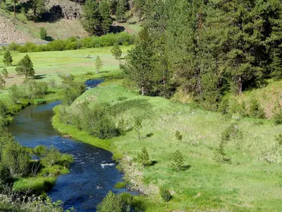 Sumpter Valley RR grade - Middle Fork John Day River Oregon