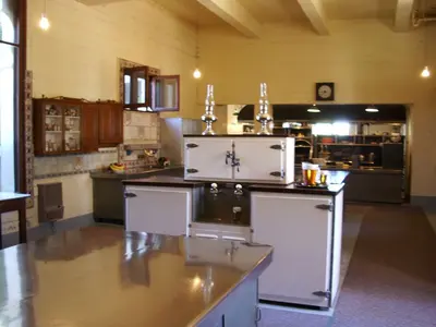 Kitchen, Hearst Castle (5612477794)