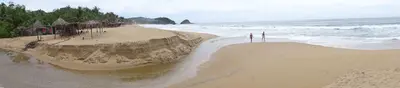 Beach Panorama - Zipolite - Oaxaca - Mexico - 02 (14965632284)