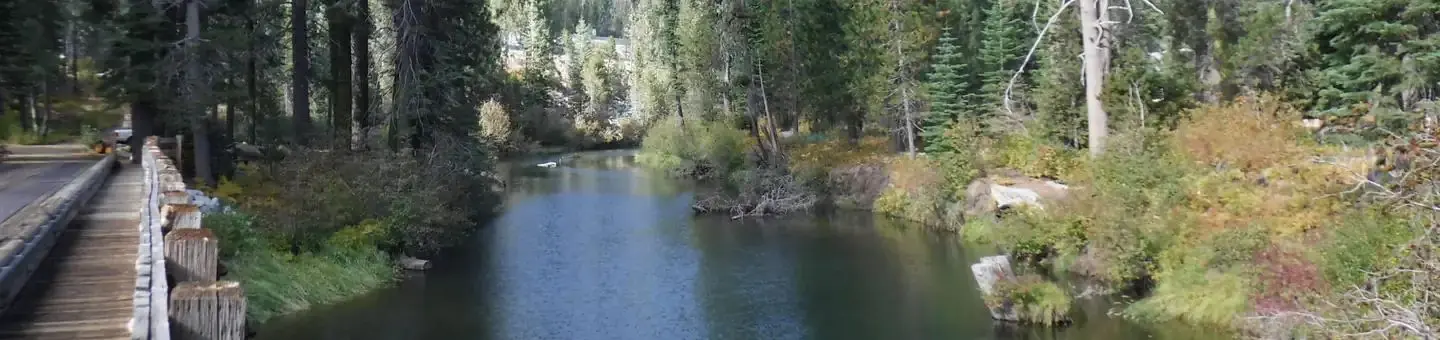 Bridge across South Fork Yuba River.