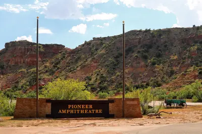 Amphitheatre Sign Palo Duro Canyon SP Texas 2024
