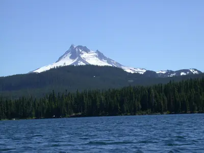 Mt. Jefferson from Olallie Lake - panoramio