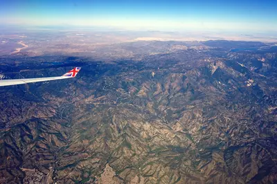 San Jacinto Mountains aerial