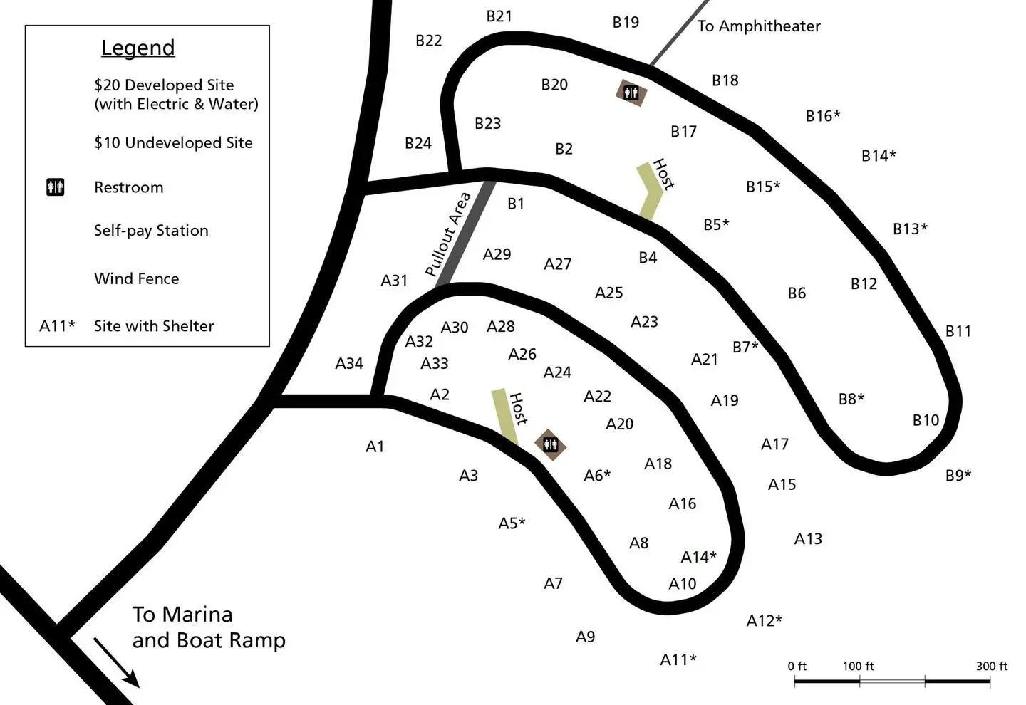 Horseshoe Bend Campground Map