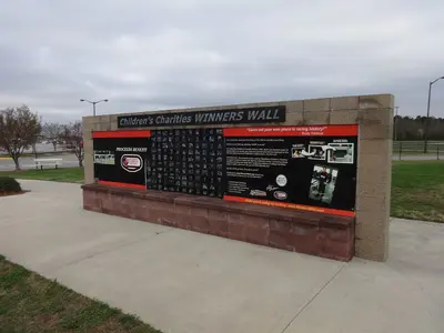Atlanta Motor Speedway, Children's Charities Winners Wall (angled)