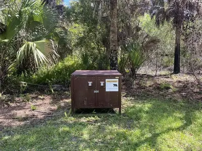 Pink Jeep Campground Food Storage