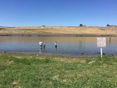 Umatilla lake at Crow Butte Park