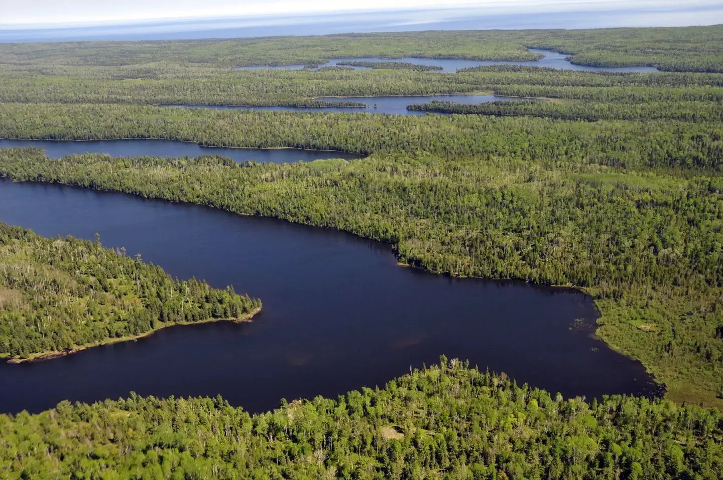 Aerial View of Chickenbone Lake