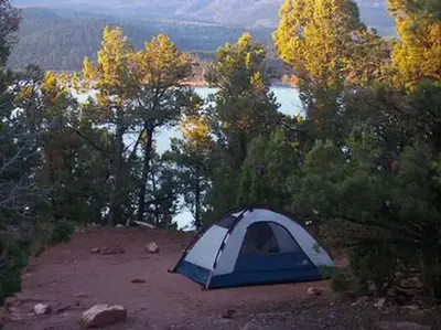 MUSTANG RIDGE CAMPGROUND tent