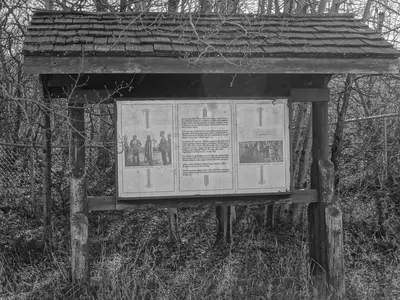 Interpretive Panels at Gravesite of the Battleford Eight