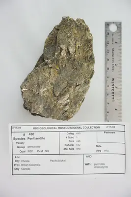 Pentlandite with Pyrrhotite and Chalcopyrite (47700373082)