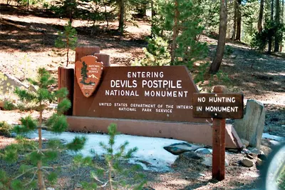 Devils postpile NM entrance