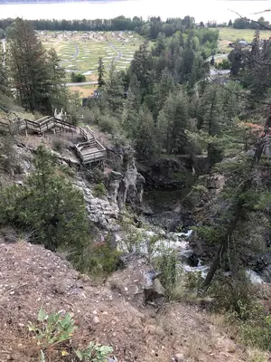 Fintry falls (downward view)