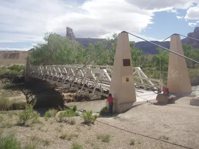 San Rafael Swinging Bridge Utah