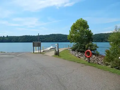 Water access to Philpott Lake at Goose Point.