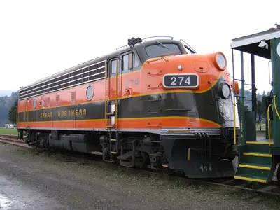 Great Northern Railway Locomotive No. 274 - November 2007 - 01