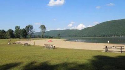 Surry Mountain Lake Beach