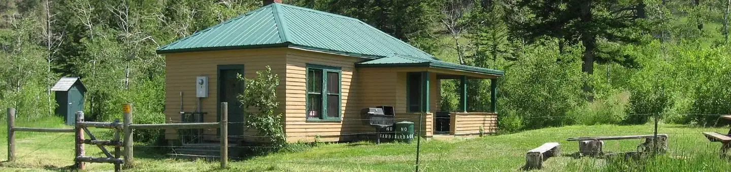 West Bridger Cabin south of Big Timber
