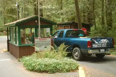 Jedediah Smith  Campground Entrance Kiosk