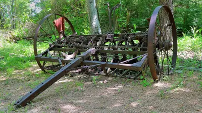 Seed Drill Penn Farm History Center Texas 2025