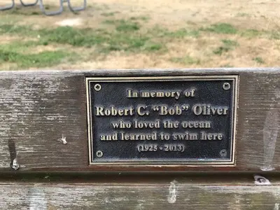 Close-up of the inscription (OpenBenches 6356)