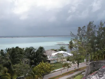 View from fort at Bacalar 2006