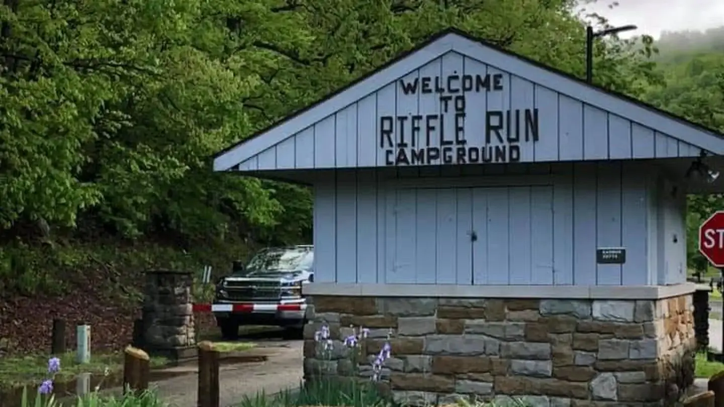 Riffle Run Campground Entrance Station