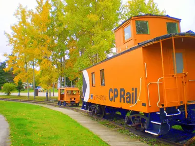 White River, Ontario ^^ -72° Celsius en hiver ^^ The Caboose ^^ La Caboose pour Bernard - panoramio