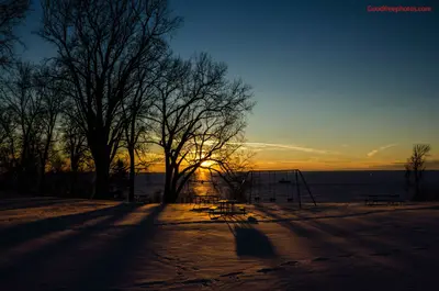 Sunset At High Cliff State Park Wisconsin (140489885)