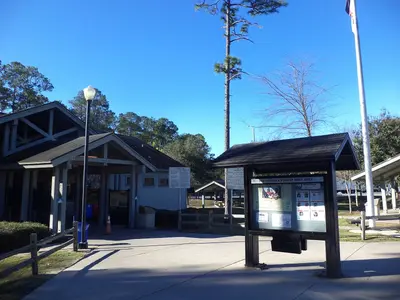 I-10 Baker County, Florida EB Rest Area Building kiosk