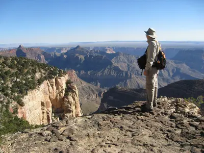 Me contemplating the Canyon (and beyond) - Flickr - brewbooks