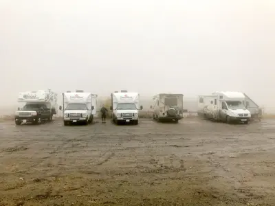 Southbound RV parking mates - that's us on the right (48680976301)