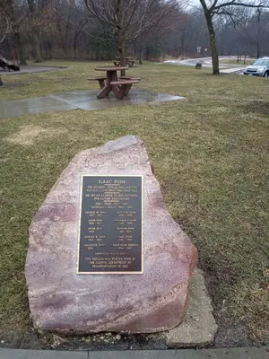 Isaac Funk marker rest area